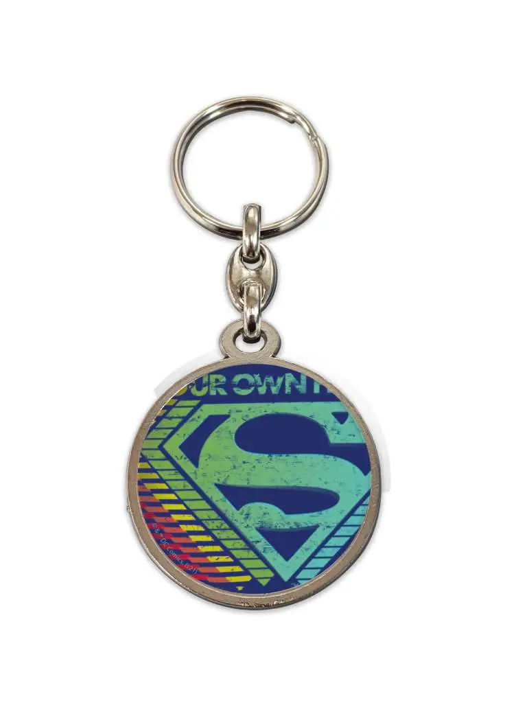 Porte-clés DC Comics superman logo round metal